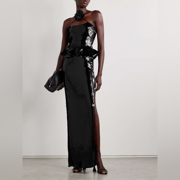Rodarte Dresses & Skirts - Rodarte Sequined tulle peplum gown